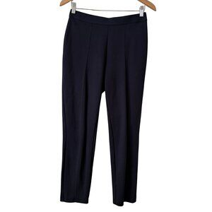 Women's Uniqlo Navy Blue Office/Work Wear Straight Stretch Pants - Small 26-27"